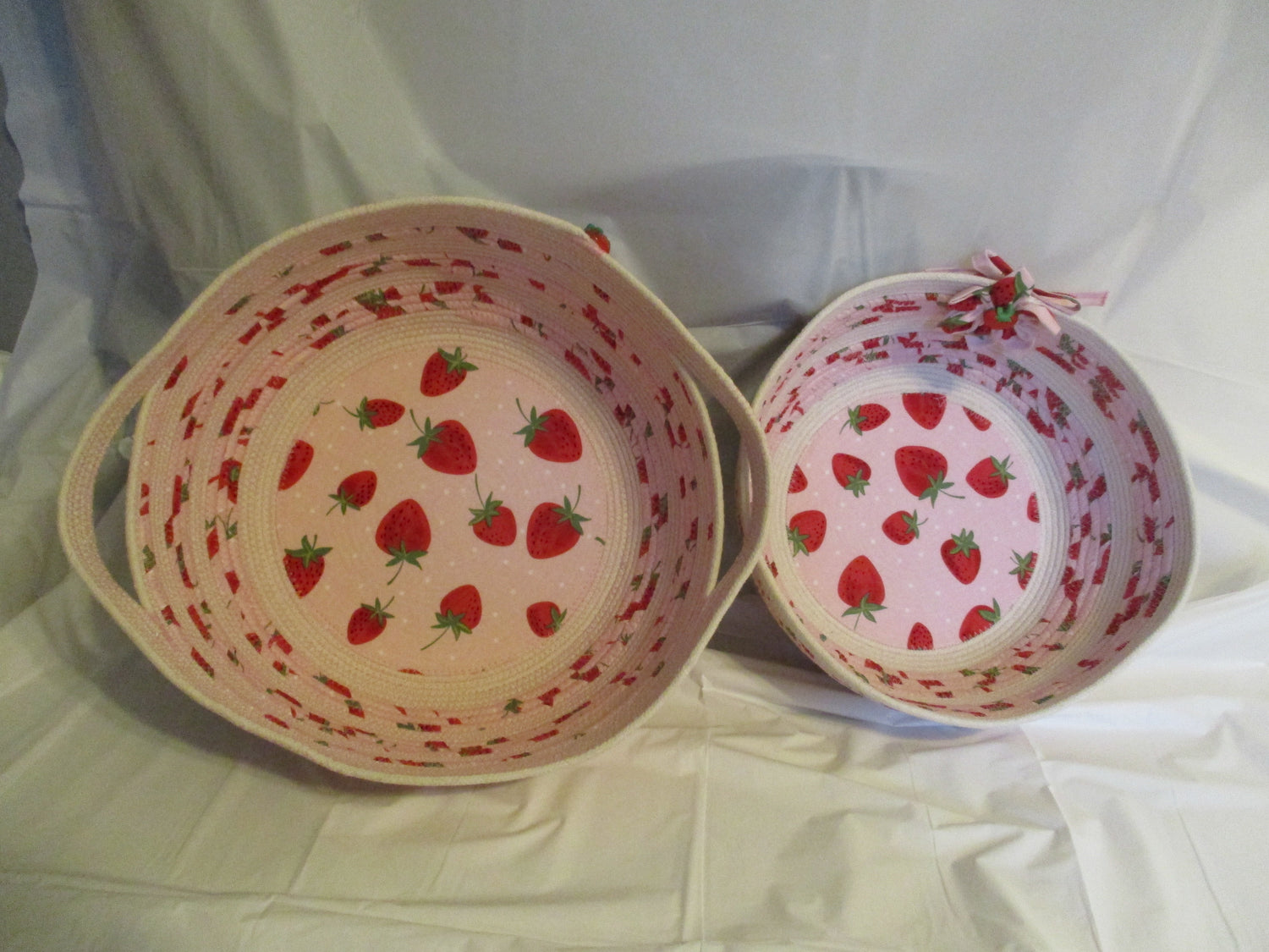 hand sewn rope bowls