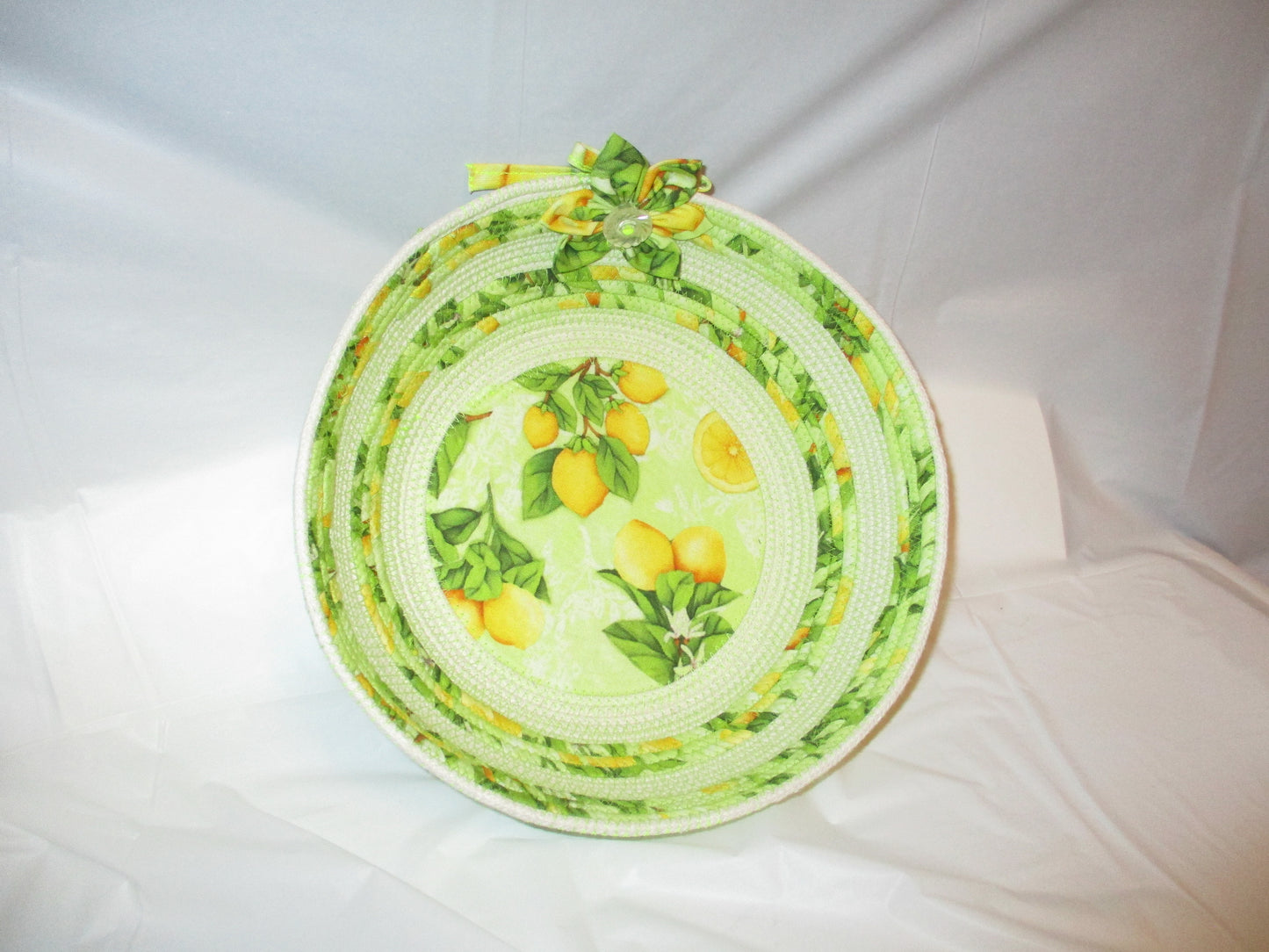small lemon rope bowl
