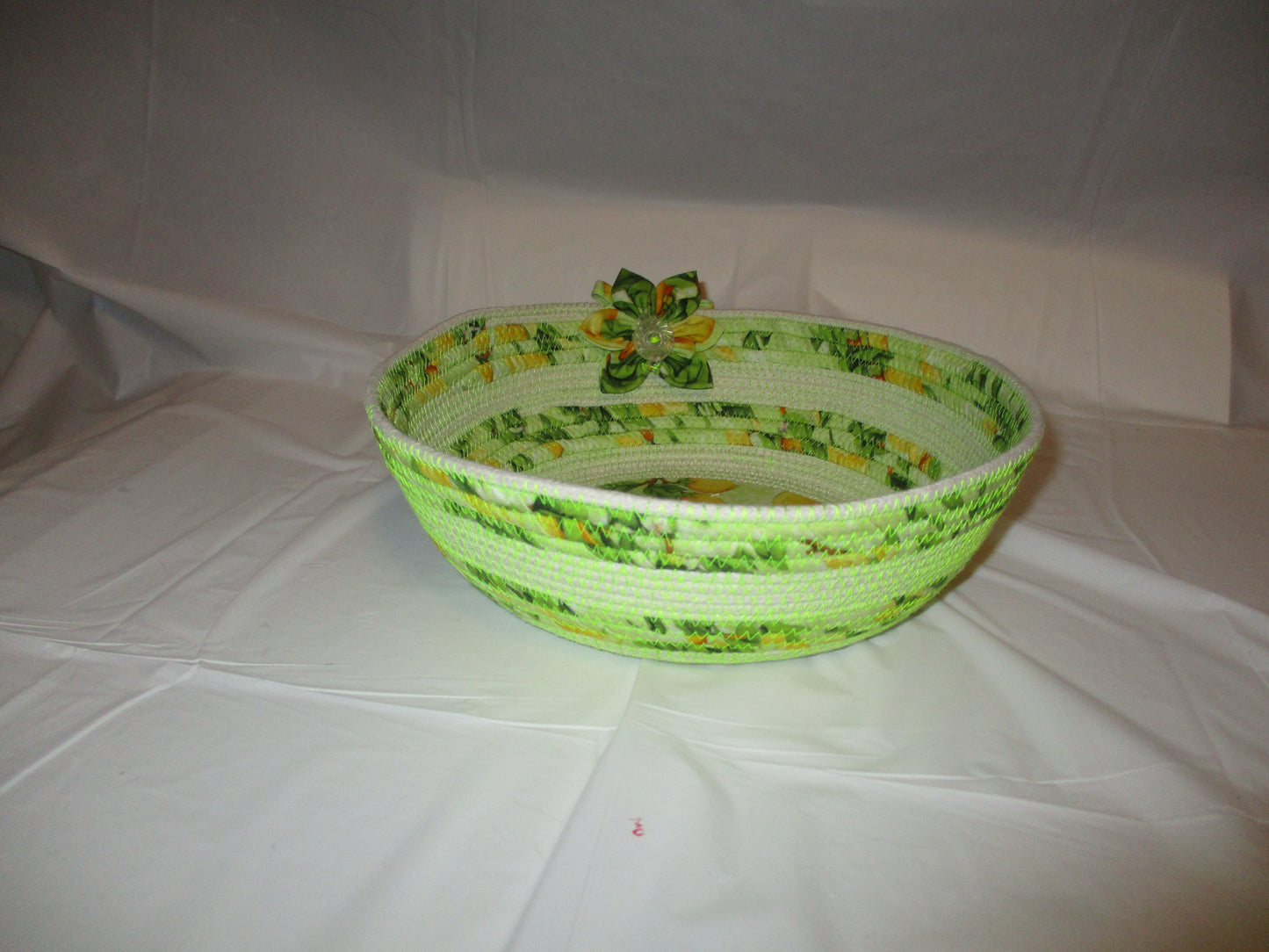 small lemon rope bowl
